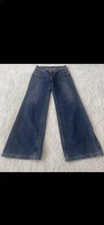 다크 블루 부츠컷 데님
