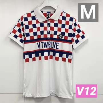 미사용 택 포함 V12 여성용 M VIOR POLO 피케 셔츠