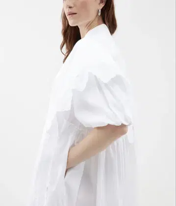 Simone Rocha 레이스 셔츠 원피스 시몬 로샤