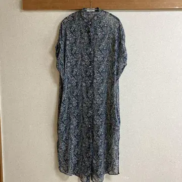 SUMI STYLE 꽃무늬 셔츠 원피스 반팔
