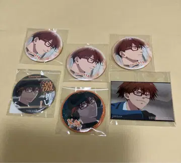 망각 배터리 치하야 슌페이 캔뱃지 6점