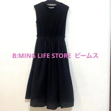 B:MING LIFE STORE 블랙 슬리브리스 원피스 M