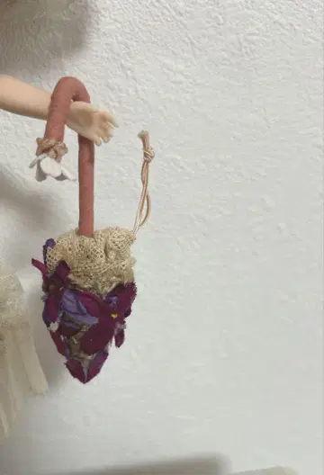 브라이스 작가님 패브릭 꽃 우산 백