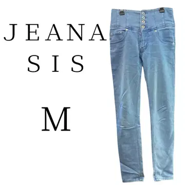 JEANASIS 지나시스 블루 롱 데님 진 (기타) M
