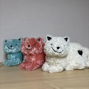 요네즈켄시 리이슈 고양이 봉제 인형 3세트