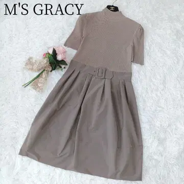 [M'SGRACY 엠즈 그레이시] 롱 원피스 도킹 이()소재 벨트