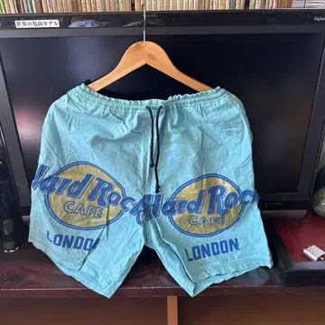 Hard Rock CAFE 로고 숏팬츠 반바지 여름 남성용