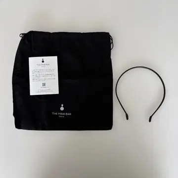 THE HAIR BAR TOKYO 블랙 헤어밴드