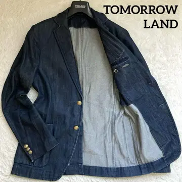 금장 버튼 투모로우랜드 TOMORROWLAND 데님 테일러드 자켓