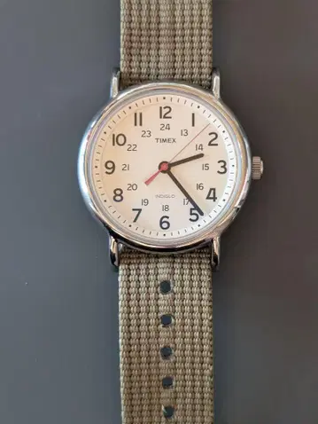 TIMEX 위켄더 센트럴 파크 손목시계 카키