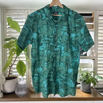 파타고니아 patagonia 패턴 셔츠 그린 XL