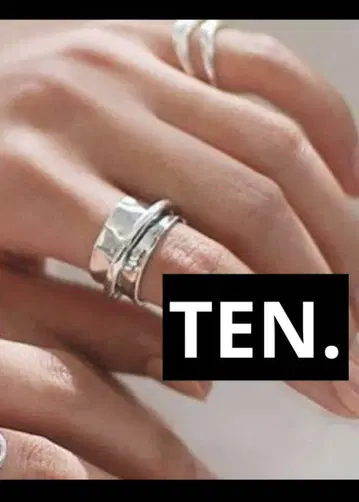 TEN. TEN 플래닛 반지 실버 반지