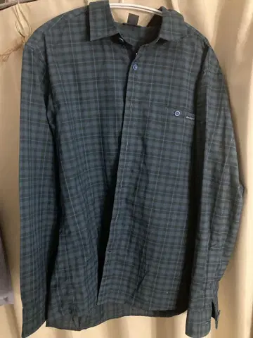 mont-bell 플란넬 셔츠 L 사이즈 다크 그린