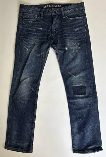 DENHAM RAZOR W32 데미지 데님 덴함