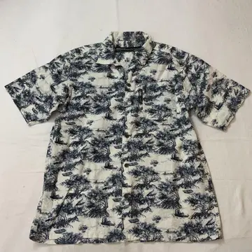 S/S Back Channel 백 채널 반팔 오픈 카라 셔츠 XL