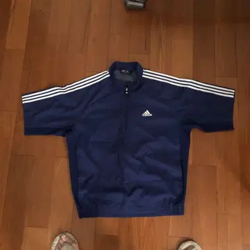 adidas 네이비 반팔 자켓 M