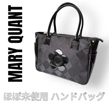 MARY QUANT 마리 콴트 핸드백 블랙 에나멜