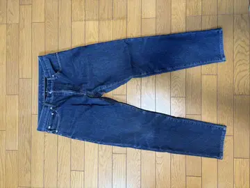 다크 블루 슬림핏 데님 GU