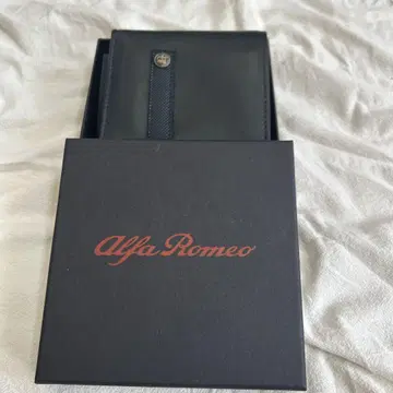 Alfa Romeo 블랙 접이식 지갑