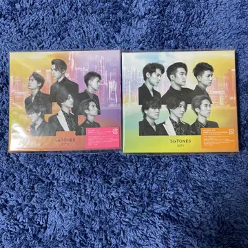 SixTONES CITY 앨범 2종류 세트 외부 가방 포함