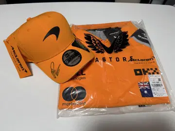 McLaren F1 오스카 피아스트리 친필 사인 캡 세트