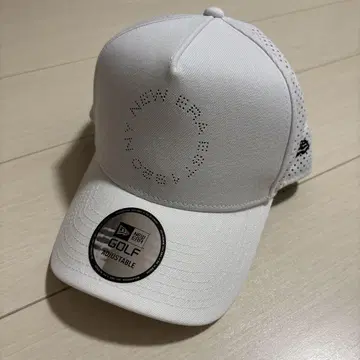New Era 골프 캡 화이트