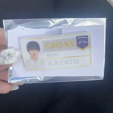 사노 하야토 에비라이 네임 배지