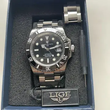DESIGN LIGE 1856 오토매틱 블랙 다이얼 28800 하이비트