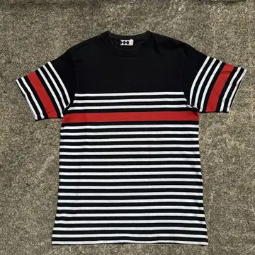90년대 GOODENOUGH FINESSE T셔츠 멀티 보더