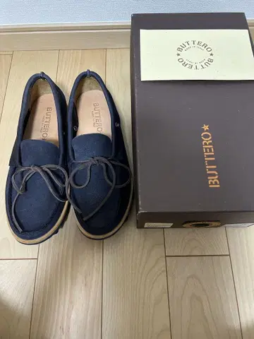 BUTTERO 모카신 네이비 39