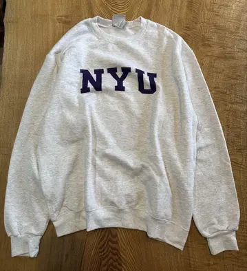 Champion NYU 로고 트레이닝복 그레이 챔피온