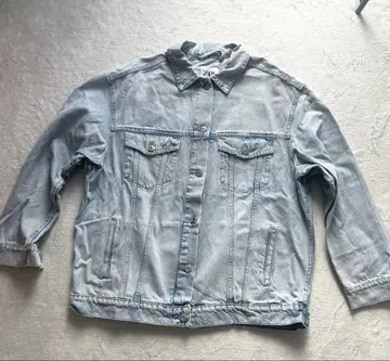 ZARA 라이트 블루 데님 BIG 자켓