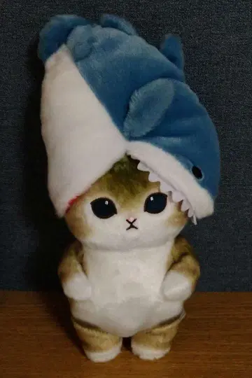 mofusand 상어 모자 고양이 봉제인형 약 30cm