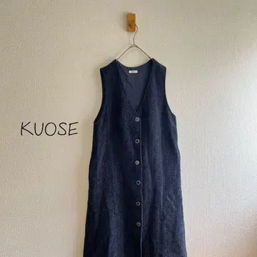 KUOSE 트위드 점퍼 스커트 K54