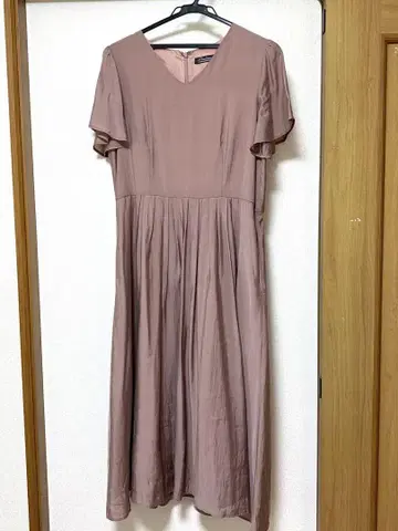 [물세탁 가능] 어른스러운 고급 시어 턱 원피스
