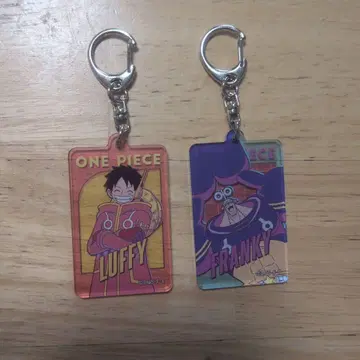 ONEPIECE 마루이 출장점 트레이딩 아크릴 키링 루피 프랭키