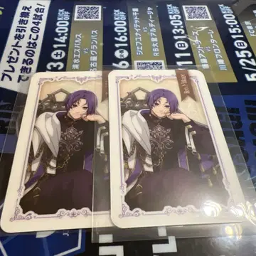 블루 록 카라 Tets 비주얼 카드 레오 2세트