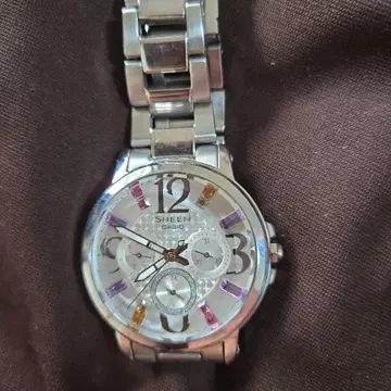 CASIO SHEEN 쿼츠 손목시계 크로노그래프