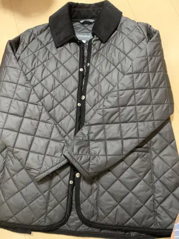 Auchincoal 퀼팅 자켓 38 블랙