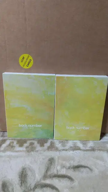 back number 유머 초회 한정판 A B 2매 세트