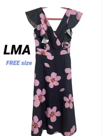 [미사용] LMA 꽃무늬 슬리브리스 원피스