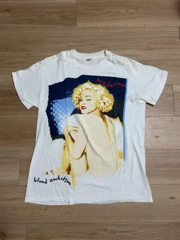 90s/1990 MADONNA BlondAmbitionTour 티셔츠