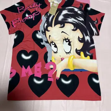 미사용 새상품 베티브 웁 BETTY BOOP 베티 쨩 반팔 티셔츠
