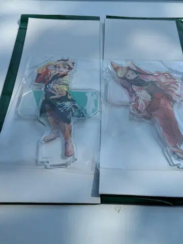귀멸의 칼날 아와오도리 탄지로 네즈코 아크릴 스탠드