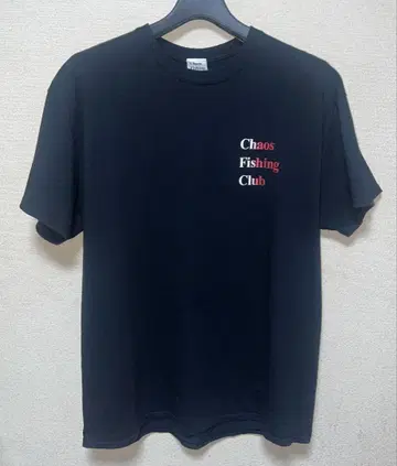 CHAOS FISHING CLUB 티셔츠 블랙 XL