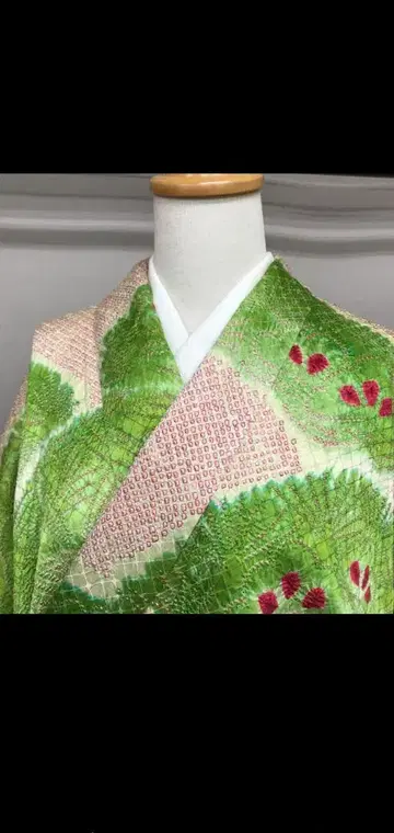 순수 실크 전체 시보리 호몬기 한번 착용 클리닝 완료