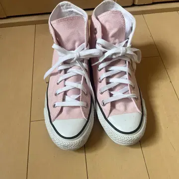 CONVERSE 핑크 하이컷 스니커즈