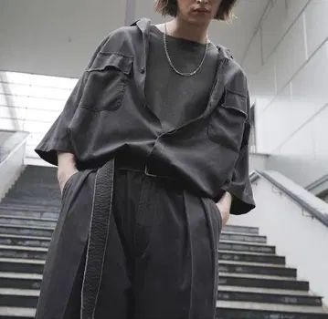 어레인지먼트 HALF SLEEVE FATIGUE SHIRT 시노