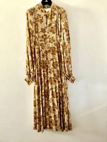 ZARA 플라워 프린트 맥시 드레스 S