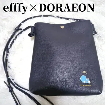 efffy x DORAEMON 블랙 숄더백